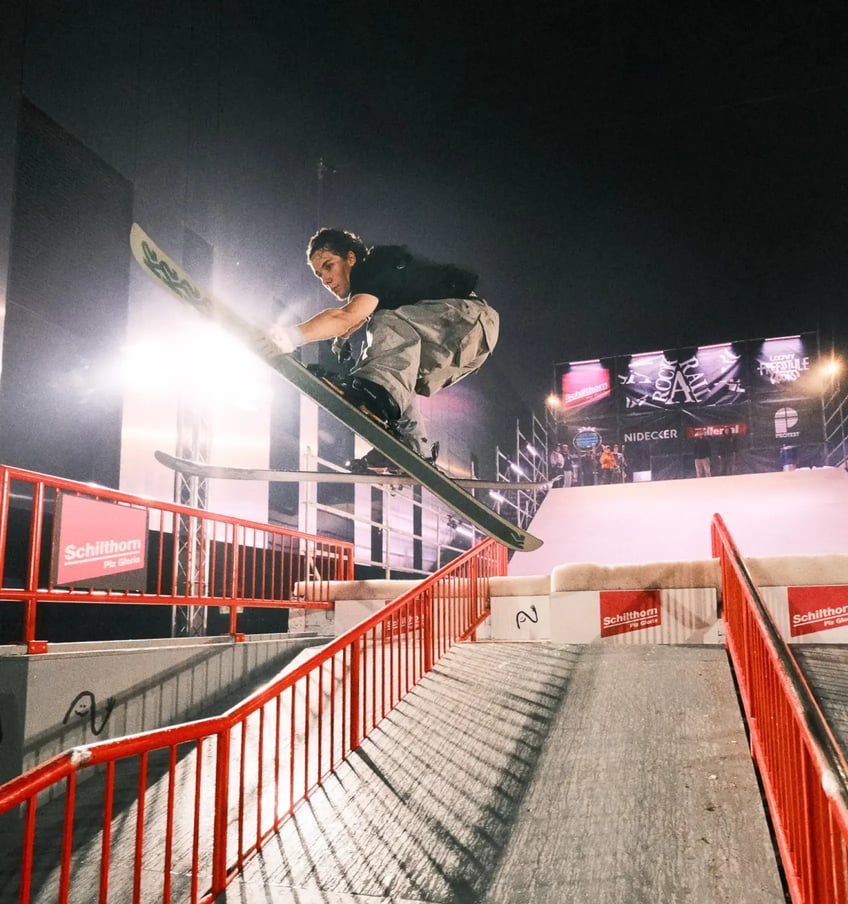 Snowboard Session am UXAN Freestyle Roots 2025