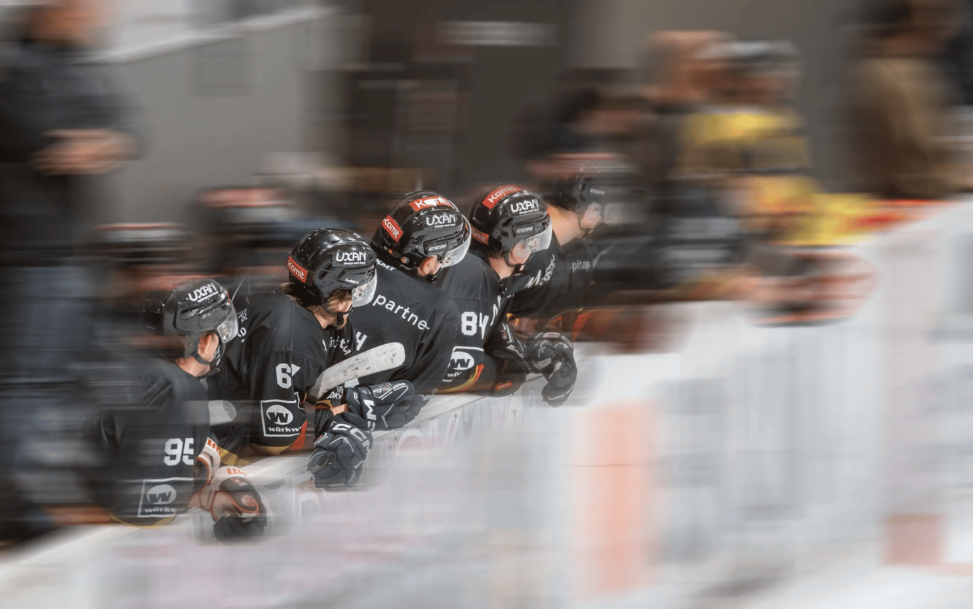 Teammitglieder des EHC Thun